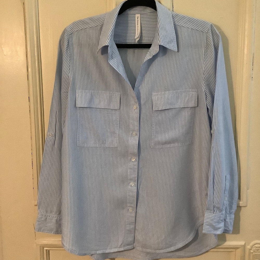 The Group Babaton Striped Shirt S